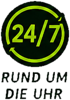 24/7 - Rund um die Uhr